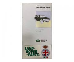 Catalogo Ricambi Nuova Range Rover P38 ITALIANO